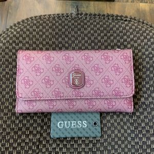 Guess pink wallet